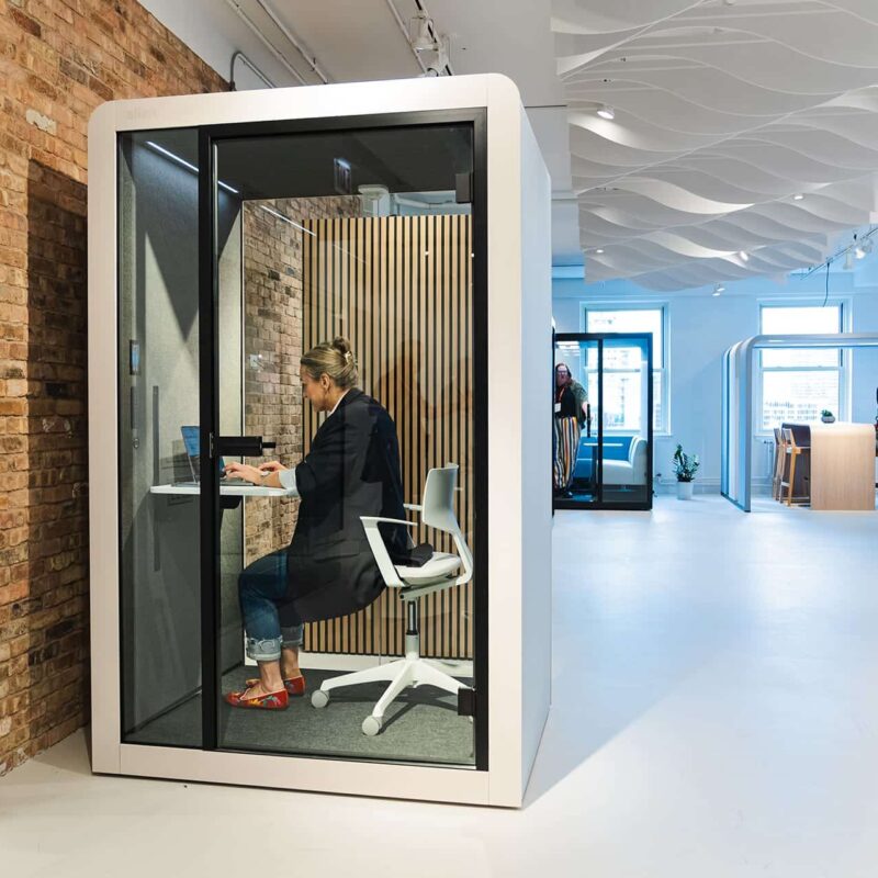 PodRent pod installed in a workspace