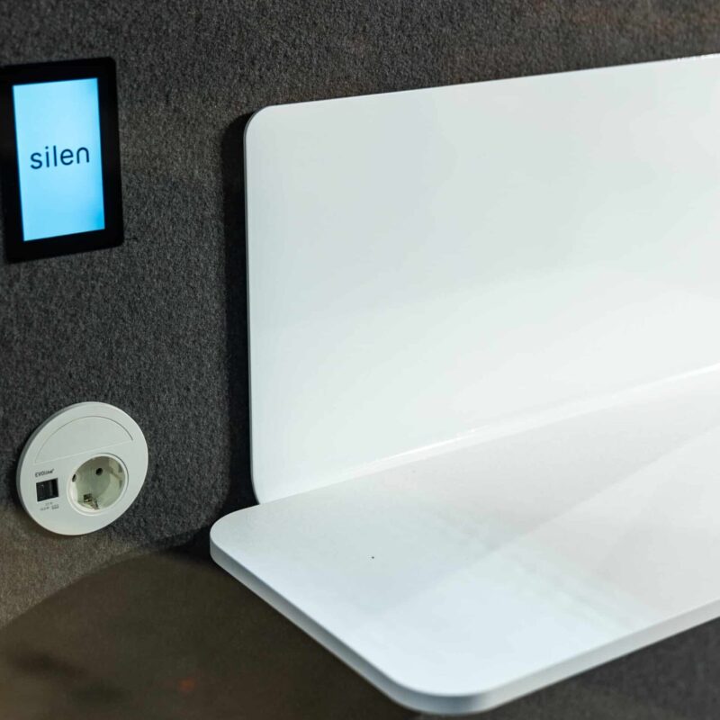 PodRent pod installed in a workspace